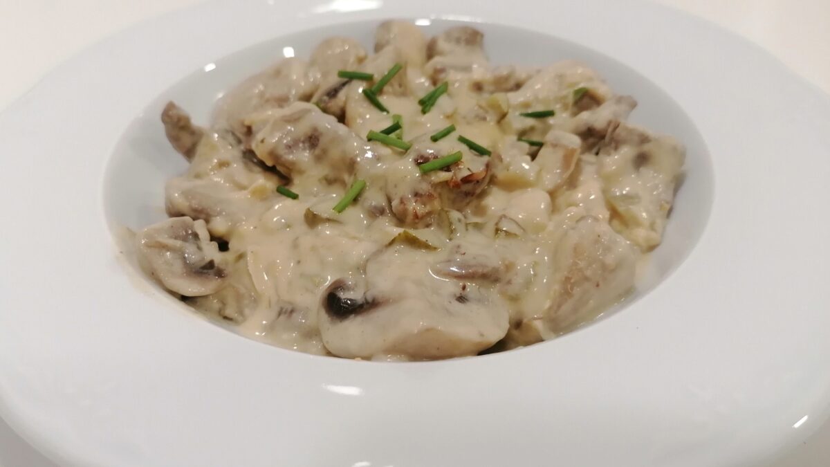Ternera Stroganoff 1